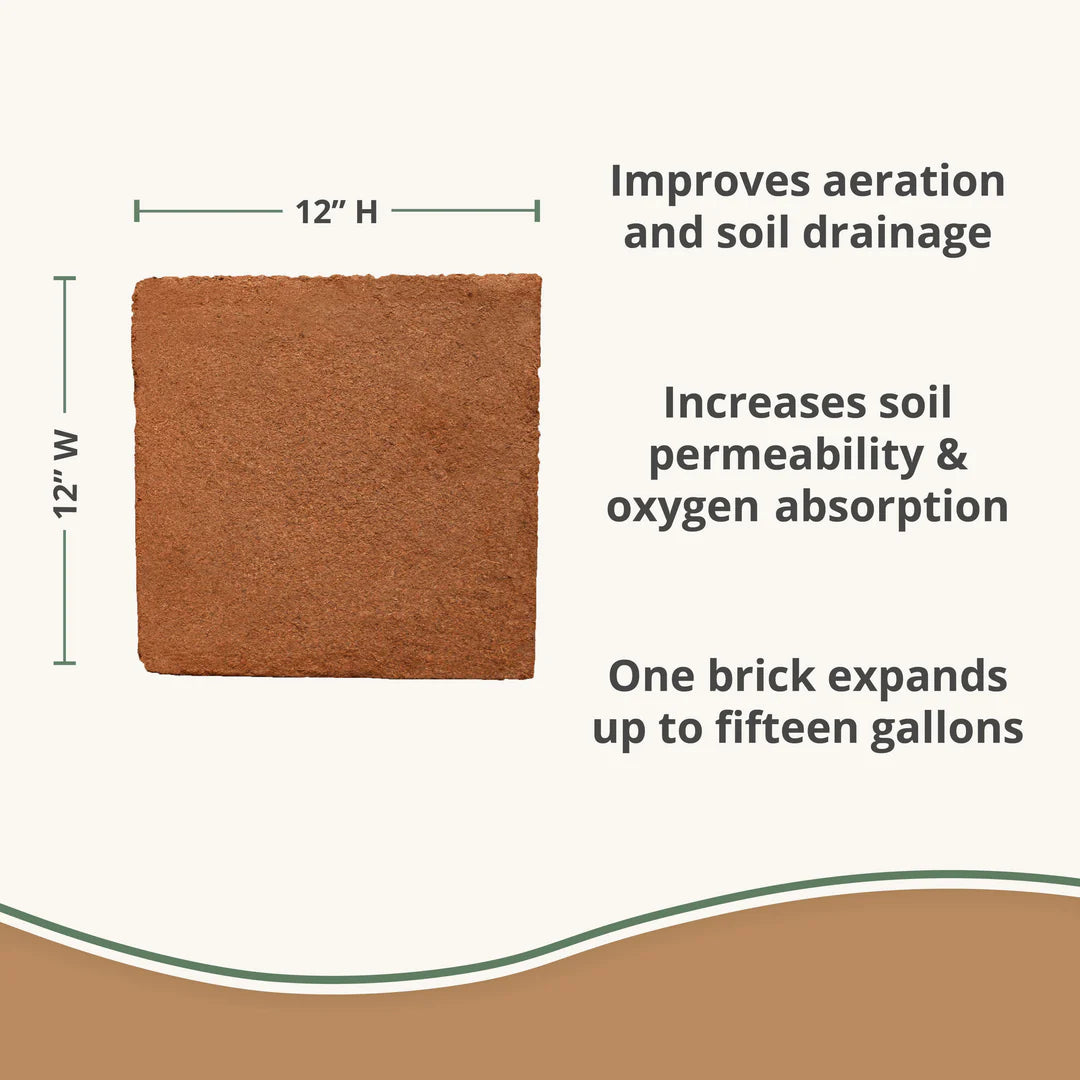 Coconut Coir Brick (10lbs)